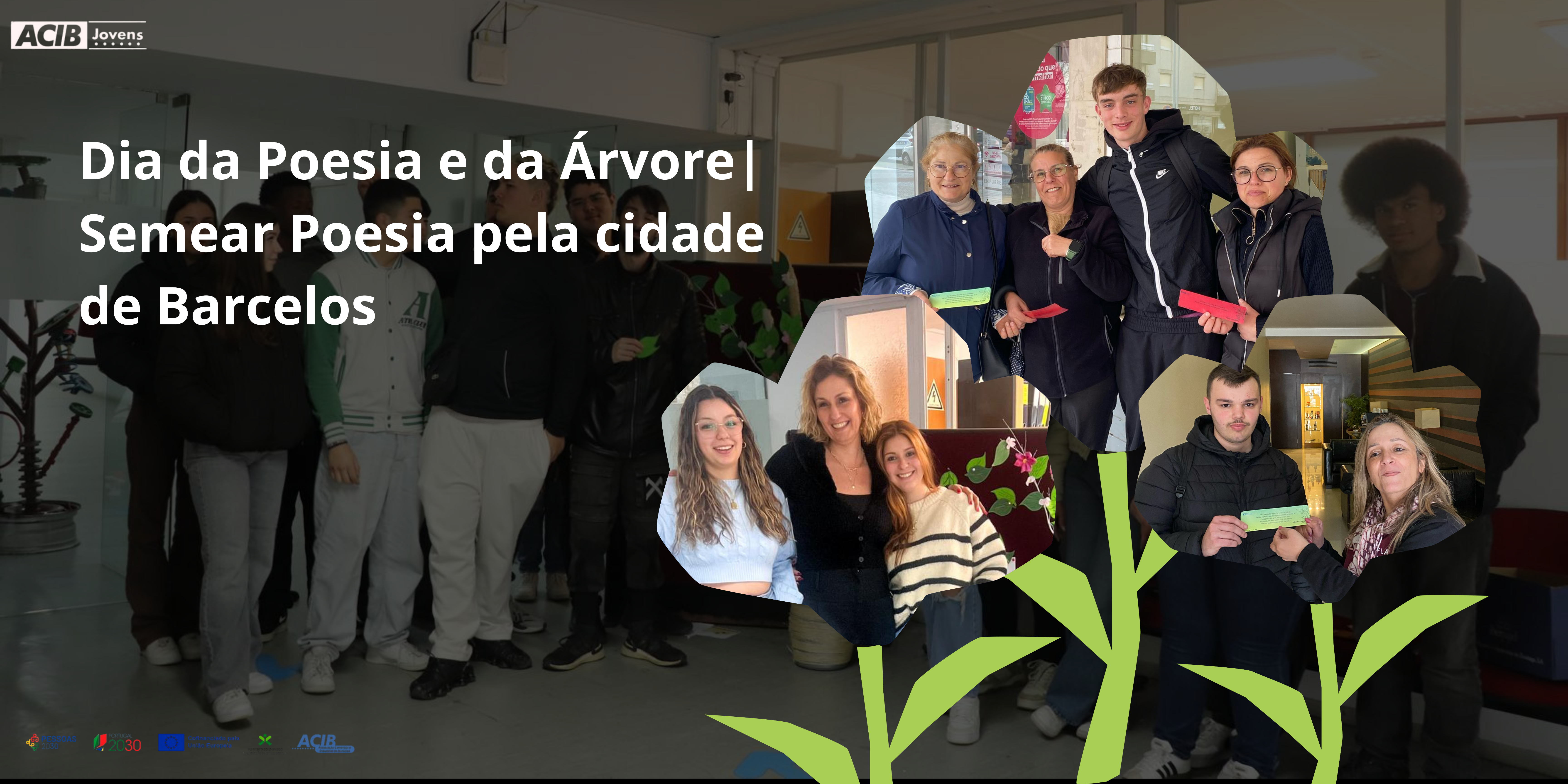 Dia da Poesia e da Árvore | Semear Poesia pela cidade de Barcelos Dia da Poesia e da Árvore